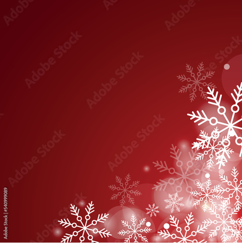 winter snowflakes shape - snow design element - christmas snowfall happy new year theme