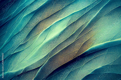Green blue fiber background