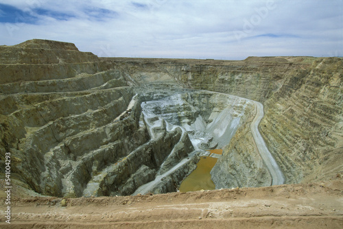 Inti Raymi Gold Mine Quarry in Oruro Department, Bolivia