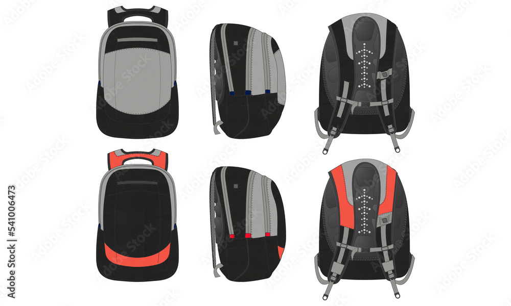 Fototapeta premium backpack isolated on white