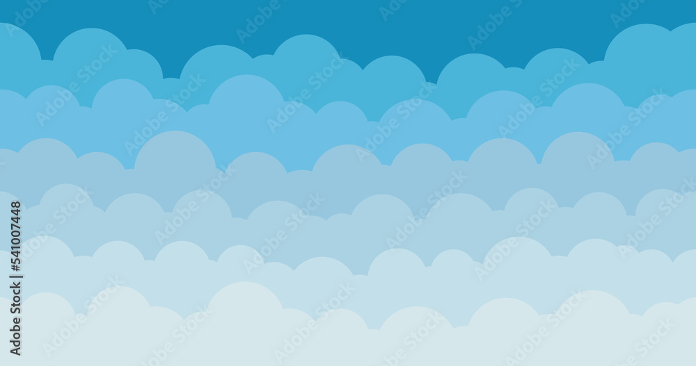 blue gradient cloud background