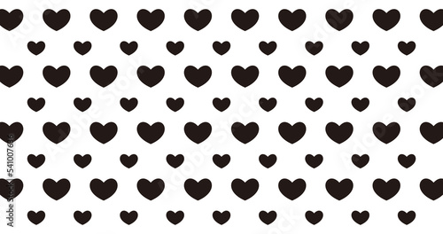 transparent black love heart pattern background