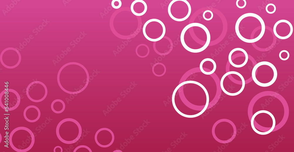 pink circle bubble background