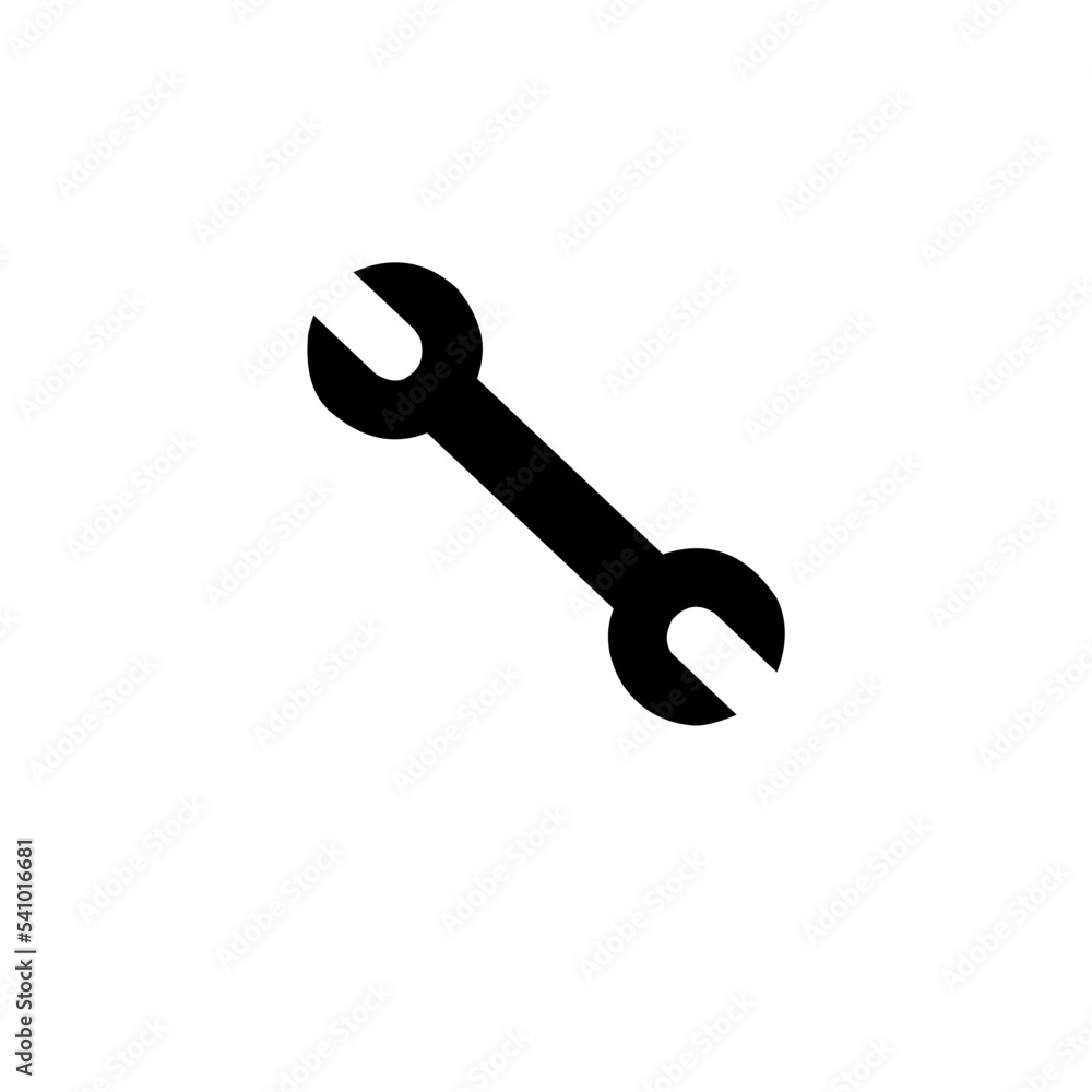 Cogwheel Wrench and Gear Icon Cogwheel Wrench and Gear Icon