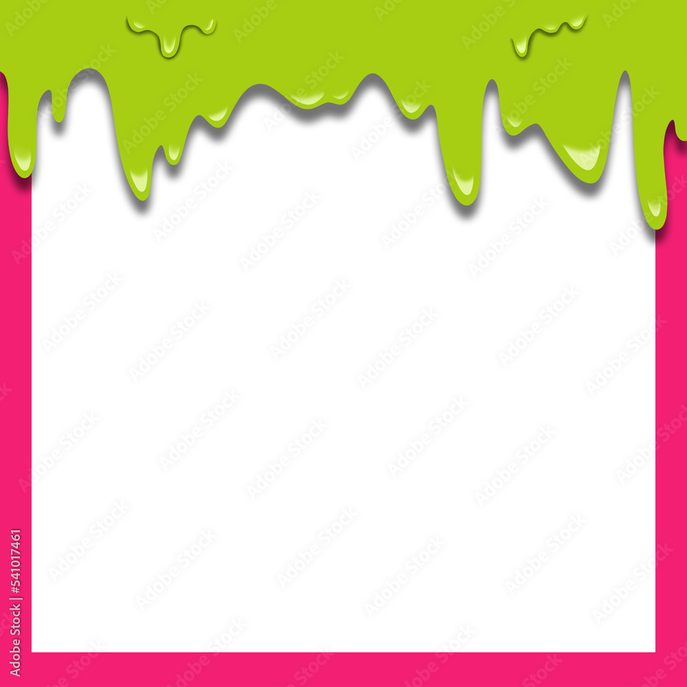 Slime Halloween Overlay for Social Media Posts with pink border. Transparent PNG. Slime Halloween Overlay for Social Media Posts with pink border. Transparent PNG.