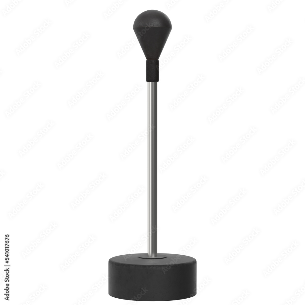3d rendering illustration of a free standing punching ball 3d rendering illustration of a free standing punching ball