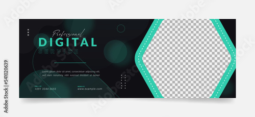 professional service social media cover page, header, timeline, web banner template for business, company. Modern and creative design for medical, healthcare, seminar, education, e learning etc.