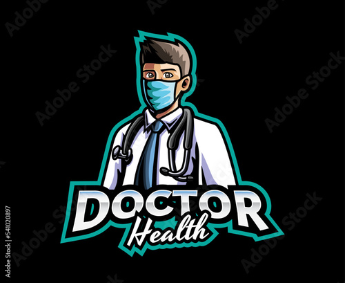 Doctor mascot logo design