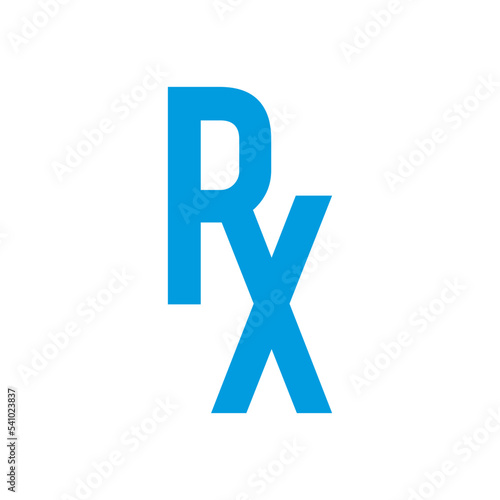 Free Download RX symbol, medical health logo company design illustration. - GFXLoad