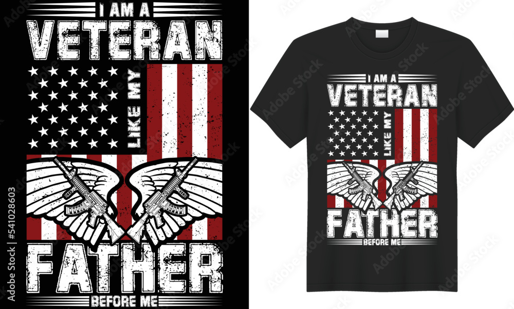Veteran t-shirt design. Veteran t-shirt design.