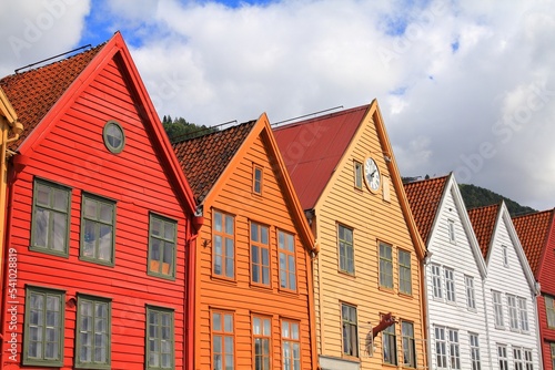 Bryggen street in Bergen