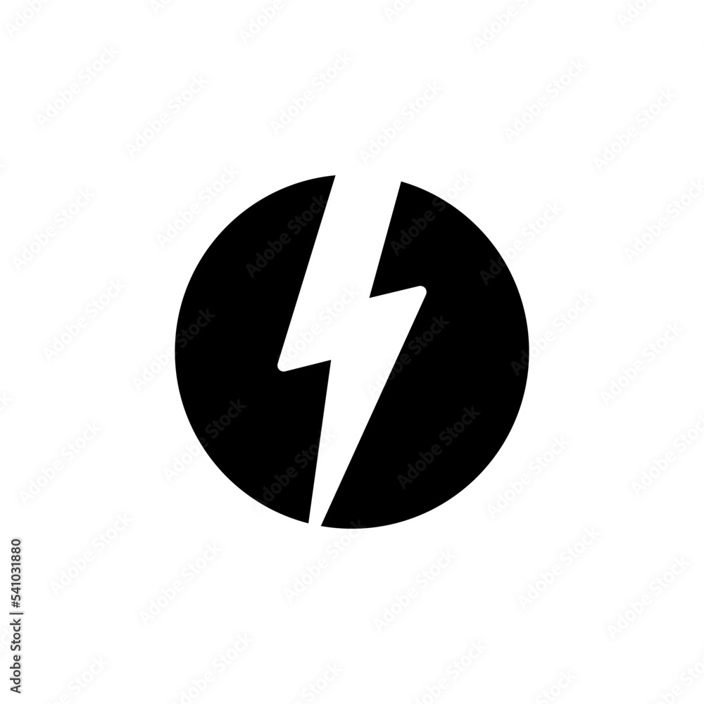 Lighting Bolt Icon Vector Illustration Style Lighting Bolt Icon Vector Illustration Style