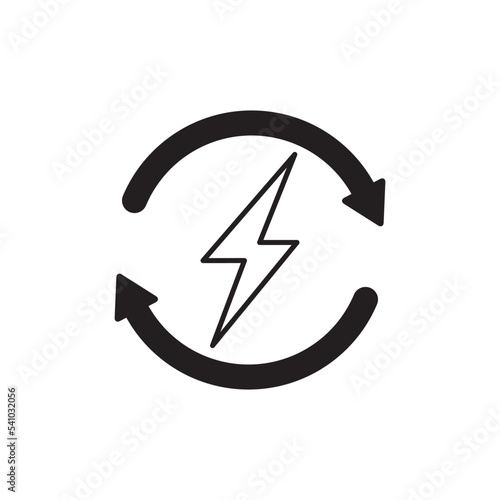 Lighting Bolt Icon Vector Illustration Style Free Download Lighting Bolt Icon Vector Illustration Style - GFXLoad