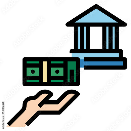 lending filled color line