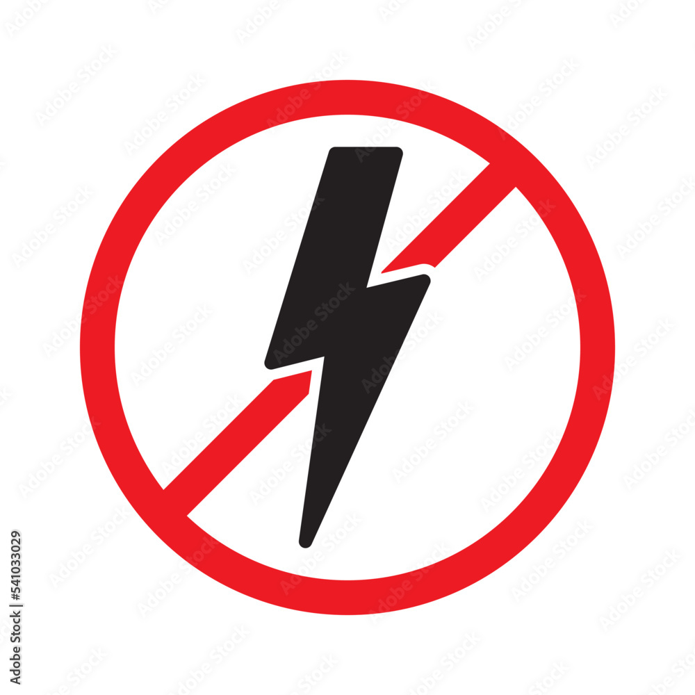 Lighting Bolt Icon Vector Illustration Style Lighting Bolt Icon Vector Illustration Style
