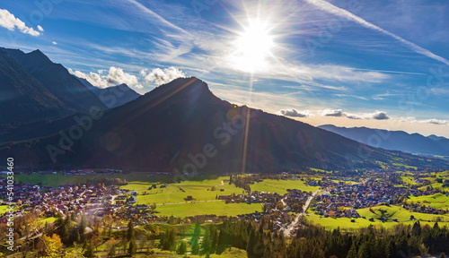 Allg  u - Herbst - Bad Hindelang - Oberjoch - Ostrachtal - Panorama