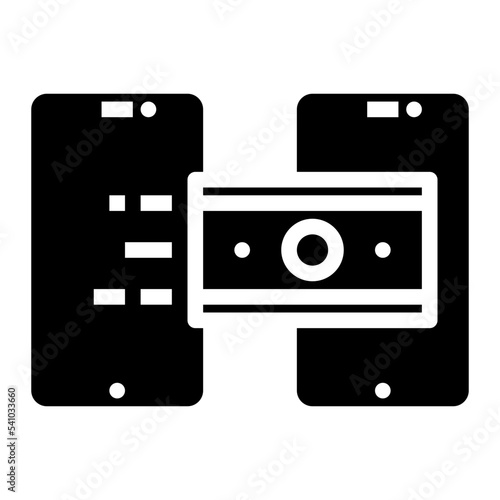 p2p glyph icon