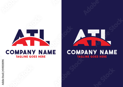Letter ATL logo design vector template, ATL logo photo