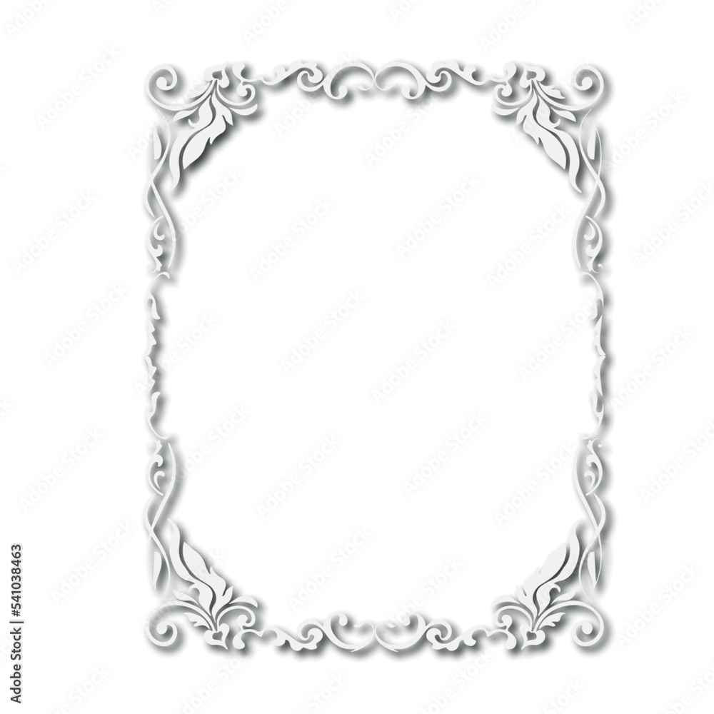 Frame, in the style of an ornament, Vector illustration eps 10, Art. Frame, in the style of an ornament, Vector illustration eps 10, Art.