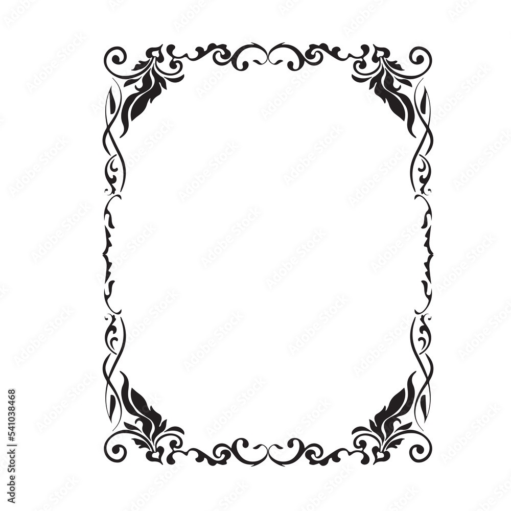 Frame, in the style of an ornament, Vector illustration eps 10, Art. Frame, in the style of an ornament, Vector illustration eps 10, Art.