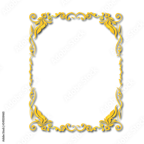 Frame, in the style of an ornament, Vector illustration eps 10, Art. 