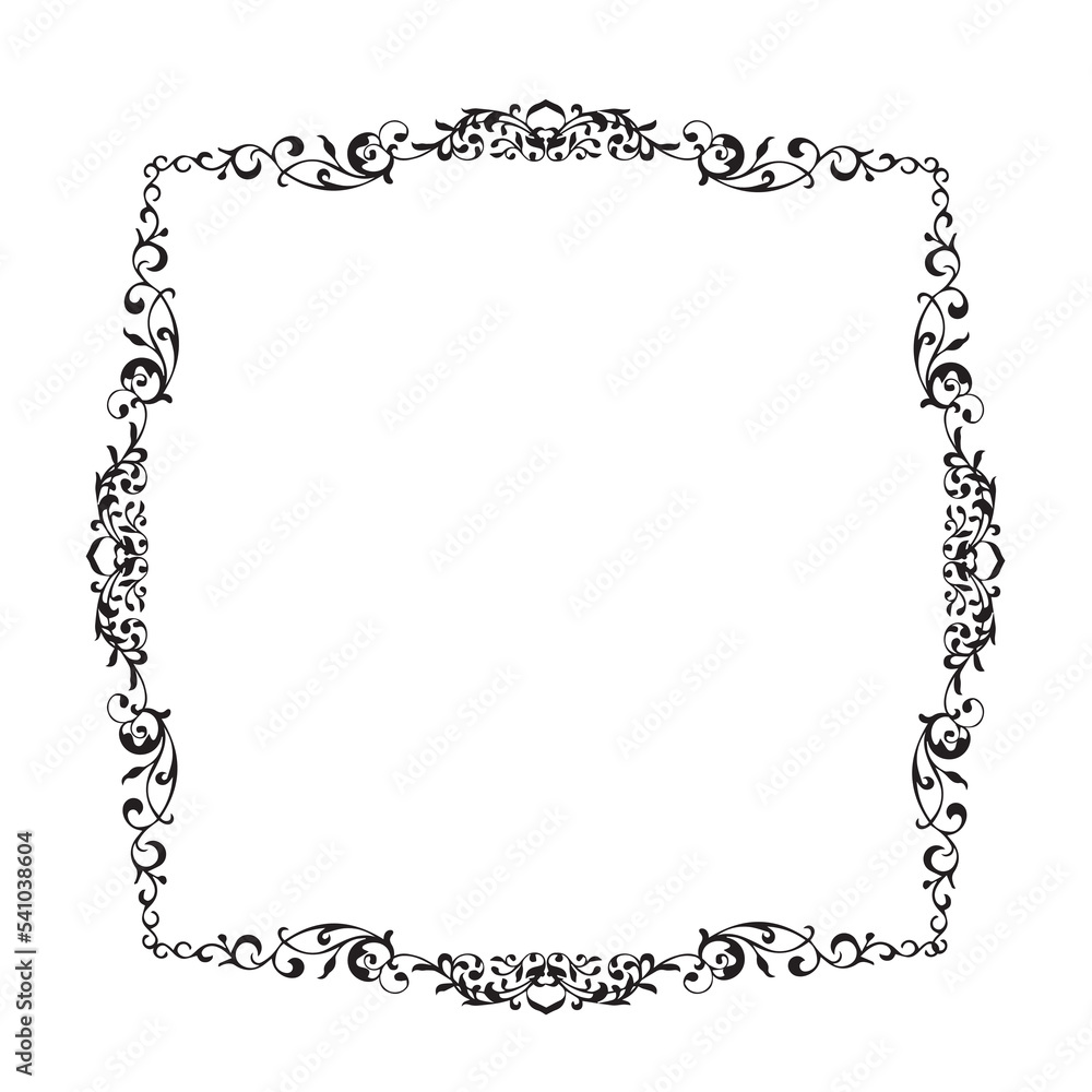 Frame, in the style of an ornament, Vector illustration eps 10, Art. Frame, in the style of an ornament, Vector illustration eps 10, Art.