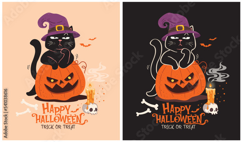 halloween monsters set