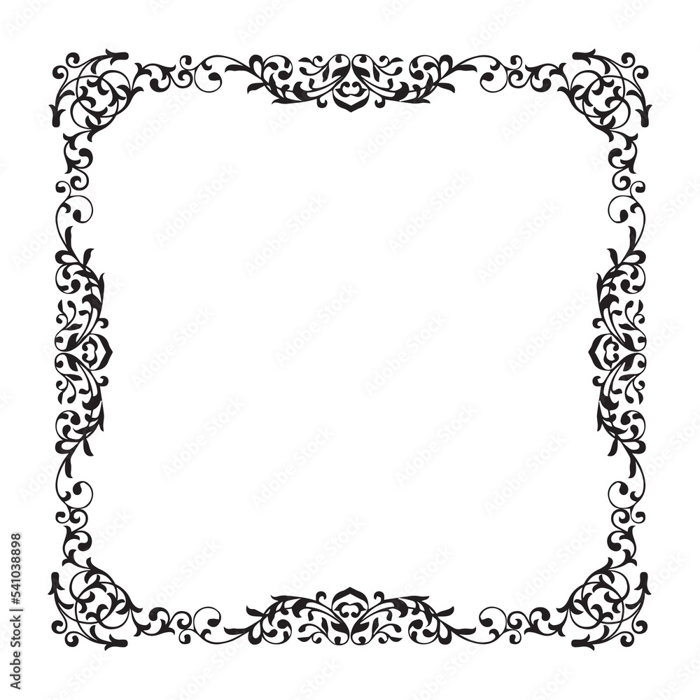 Frame, in the style of an ornament, Vector illustration eps 10, Art. Frame, in the style of an ornament, Vector illustration eps 10, Art.
