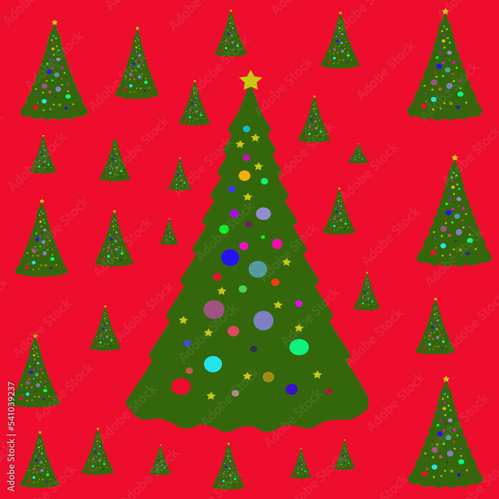 christmas tree illustration