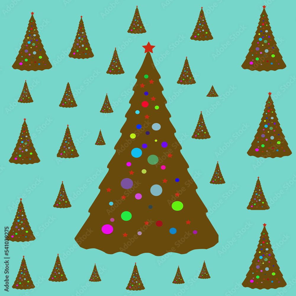 Obraz premium christmas tree background