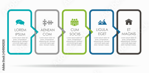 Infographic design template with place for your data. Vector illustration.