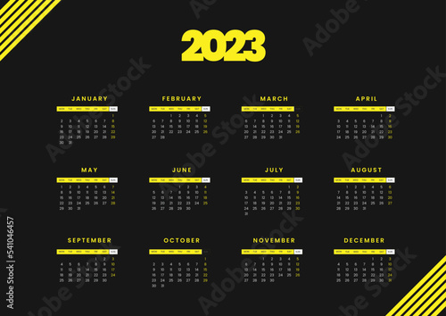 2023 Calendar Illustration