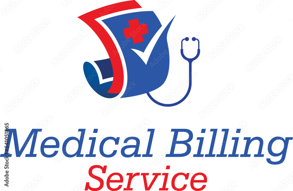 Medical billing service logo Stock Vector Adobe Stock