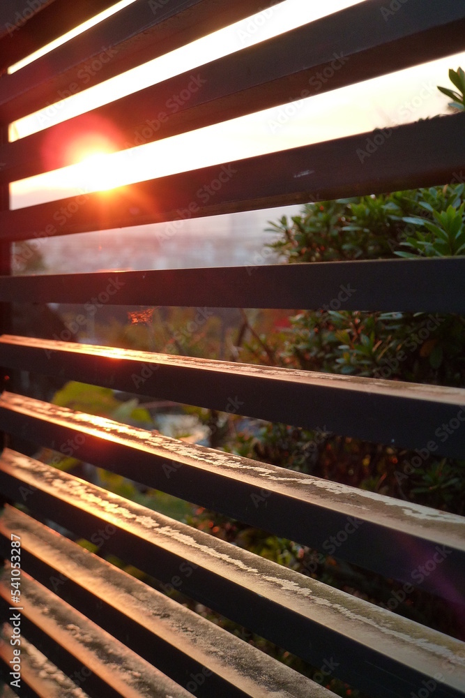 Glimpse of a sunset in Kyoto Glimpse of a sunset in Kyoto