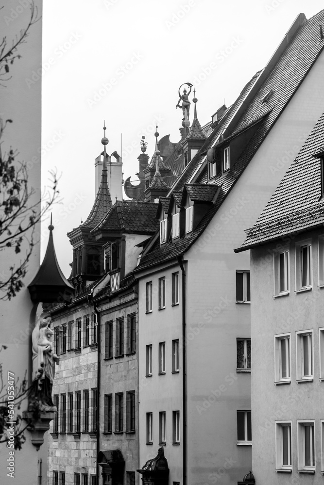 Generic architecture and street view from the streets of Nuremberg, Germany Generic architecture and street view from the streets of Nuremberg, Germany