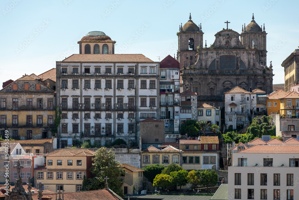 Panoramic view of the city of Porto, Portugal.