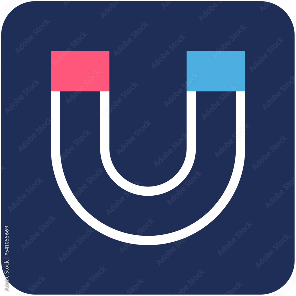 Magnet Vector Icon Magnet Vector Icon