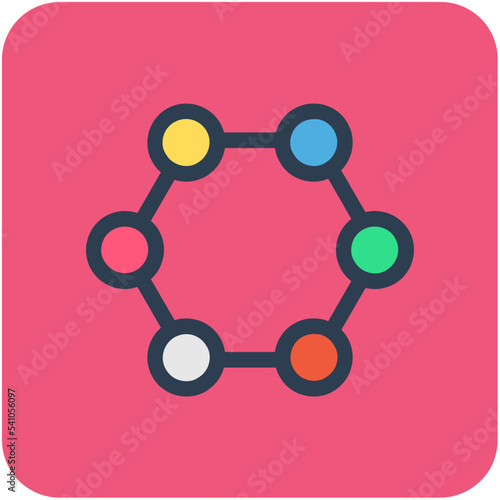 Molecule Vector Icon