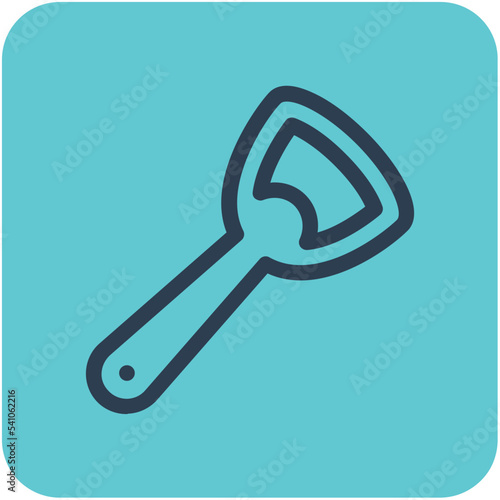 Bottle Opener Vector Icon photo