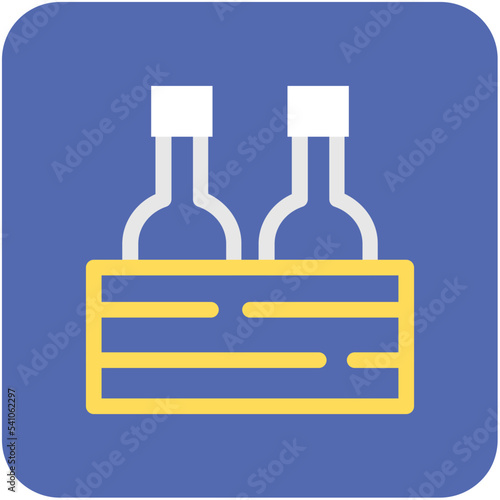 Beer Crate Vector Icon