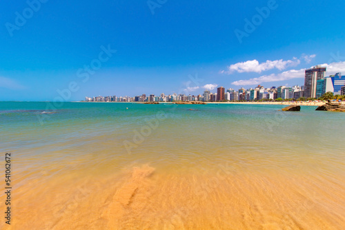 mar tropical da praia da costa, Itaparica, Vila Velha, Vitória, Espirito Santo, Brasil