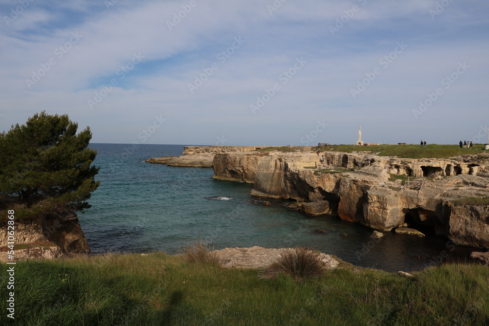 Landscape around Grotta della Poesia, Puglia Italy