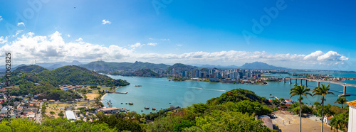 Quadro em tela panorama de  Vila Velha, Vitória, Espirito Santo, Brasil