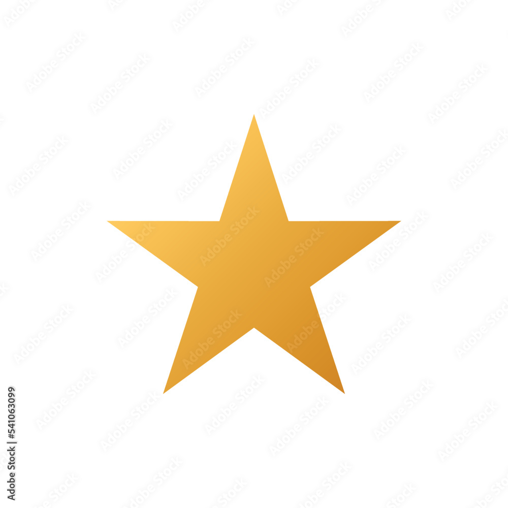 Decorative Star Icon Vector Logo Template