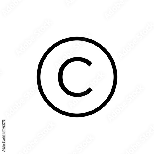 Copyright Icon Symbol Template