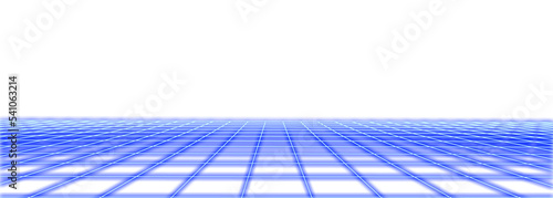 3d abstract 1980's retrowave, cyberpunk background with copy space, neon perspective grid
