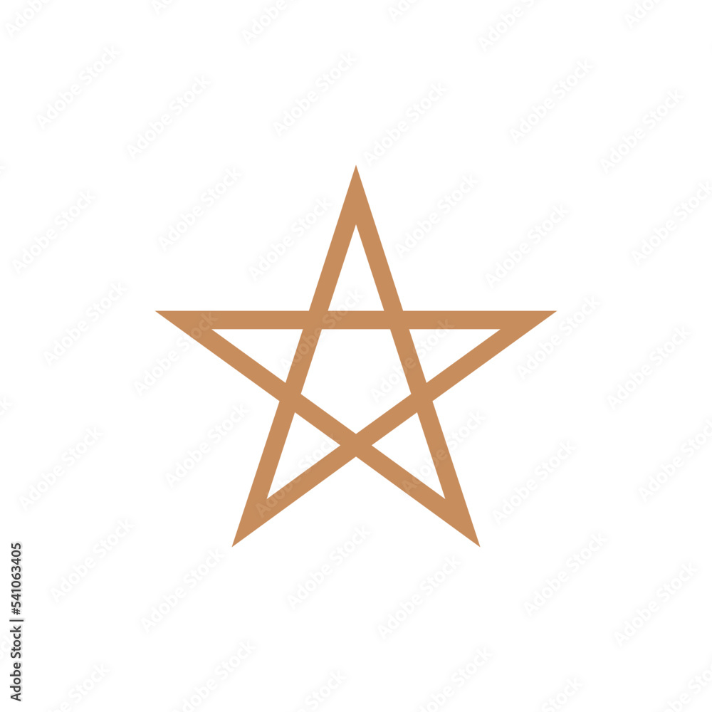 Decorative Star Icon Vector Logo Template Decorative Star Icon Vector Logo Template
