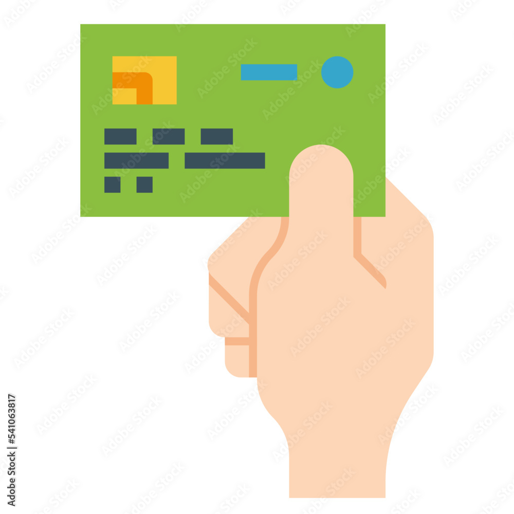 credit card flat icon