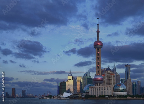 Photography Pudong Cityscape, Shanghai, China