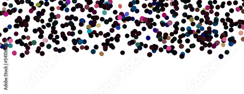 Multicolor confetti abstract background with a lot of falling pieces